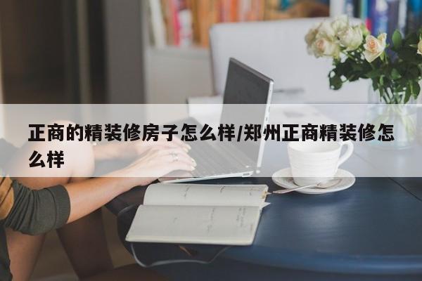 正商的精装修房子怎么样/郑州正商精装修怎么样